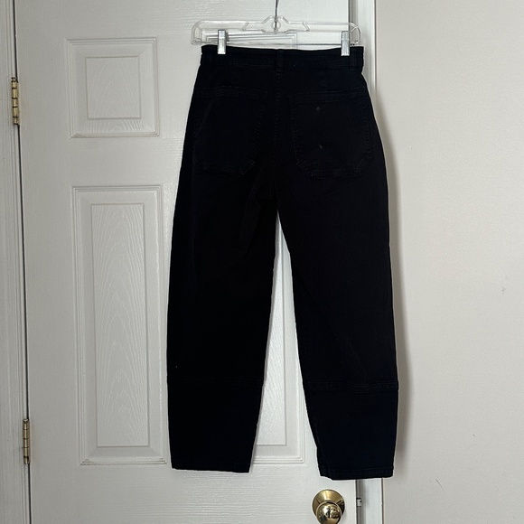 Everlane Straight Leg Size 0 Black Jeans Regular Length Organic Cotton - Picture 4 of 8